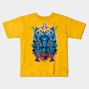 Psychedelic Meditating God Kids T-Shirt